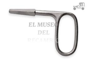  Llave capó trasero tapa gasolina corte "P" VW T2 55-64 INOX Recambio