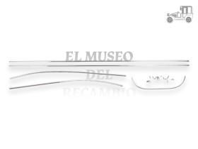 Kit 5 molduras inteior de acero inoxidable Volkswagen Recambio