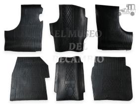 Juego de alfombras en goma Seat 600 Italiano MUSEO