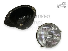 Óptica de faro con cazoleta Peugeot Recambio