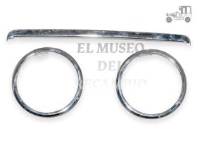 Juego embellecedor cuadro y aireadores Seat 127 LS Seat Clásico