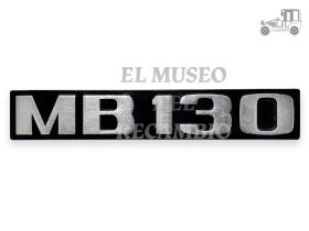 Anagrama ""MB130"" aluminio 223X40 mm Mercedes Benz Recambio