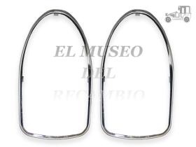 Juego biseles cromados piloto trasero Volkswagen Escarabajo Recambio