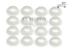 Kit 16 retenes tubo balancines 19.8X29X6mm silicona 1.2-2.1 Recambio
