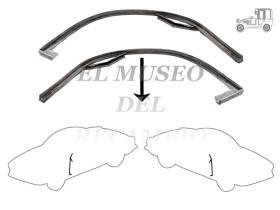 Juego 2 juntas verticales de puerta Volkswagen Karmann Ghia Recambio