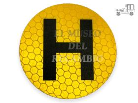 Pegatina vehículo histórico  H   para moto 60 mm Accesorios varios