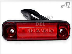 Piloto posición led rojo 500 mm 12/24V Recambio