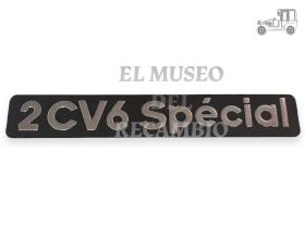 Anagrama trasero "2CV6 Special" Recambio