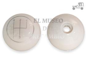 Pomo blanco palanca de cambio Citroën 2CV Recambio