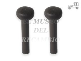 Juego 2 pestillos negros puerta Volkswagen Recambio