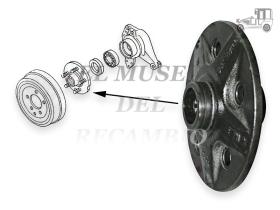 Cubo de rueda para freno de tambor Recambio