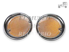 Juego tulipas delanteras ámbar cromados VW Transporter Recambio