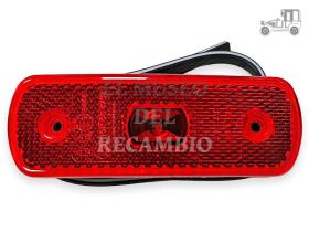 Piloto de posición rojo reflectante led 12 a 24V universal Iluminación