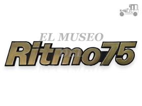 Anagrama dorado Ritmo 75 Seat Clásico