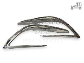 Juego molduras de paragolpes cromado Renault Scenic IV Recambio