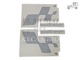 Pegatinas negras aletas traseras Renault Clio III y Megane Recambio