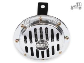 Bocina cromada 12V estilo Bosch Porsche y Volkswagen Recambio