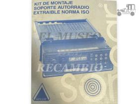 Kit de soporte montaje autorradio extraíble ACCESORIOS
