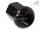 Tuerca de rueda negra de aluminio Porsche 911, 912, 964, etc Recambio
